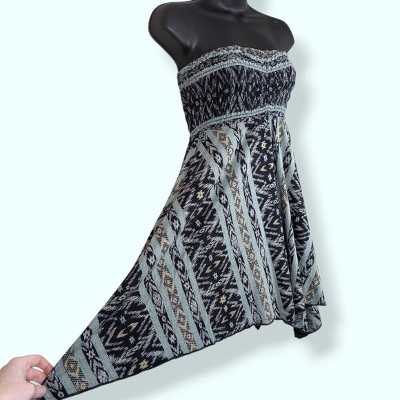 Billabong Strapless Kerchief Dress - Picture 2 of 9